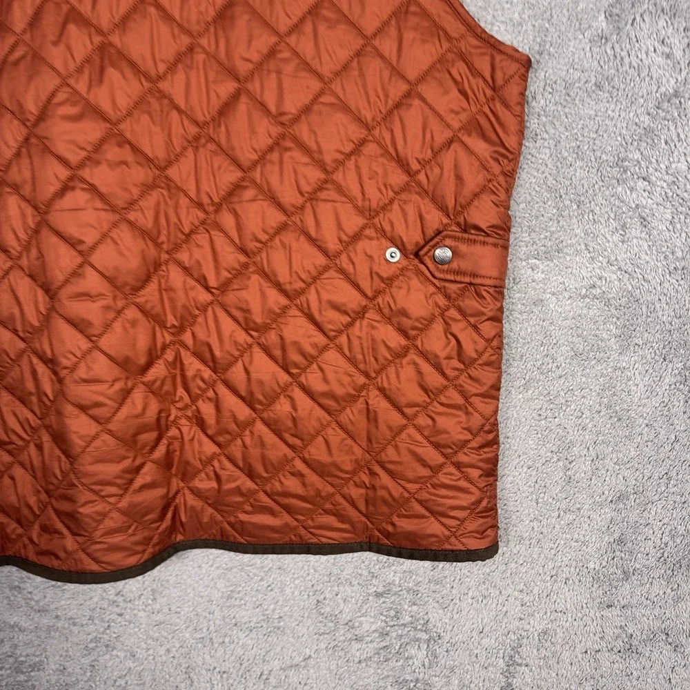 Peter Millar Essex Vest Mens L Suede Diamond Quilted Travel Wind Water Proof